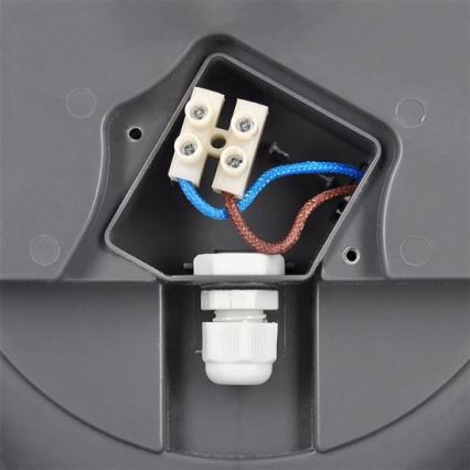 LED Venkovní stropní svítidlo se senzorem SIENA LED/20W/230V 4000K pr. 23 cm IP54