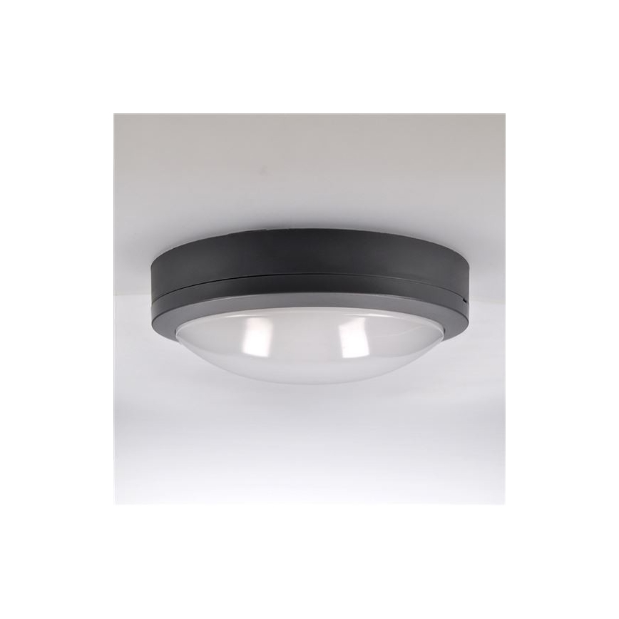LED Venkovní stropní svítidlo se senzorem SIENA LED/20W/230V 4000K pr. 23 cm IP54