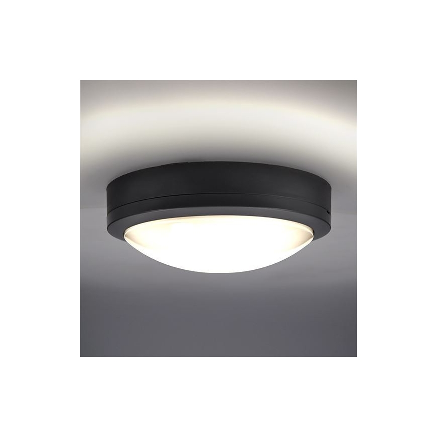 LED Venkovní stropní svítidlo se senzorem SIENA LED/20W/230V 4000K pr. 23 cm IP54