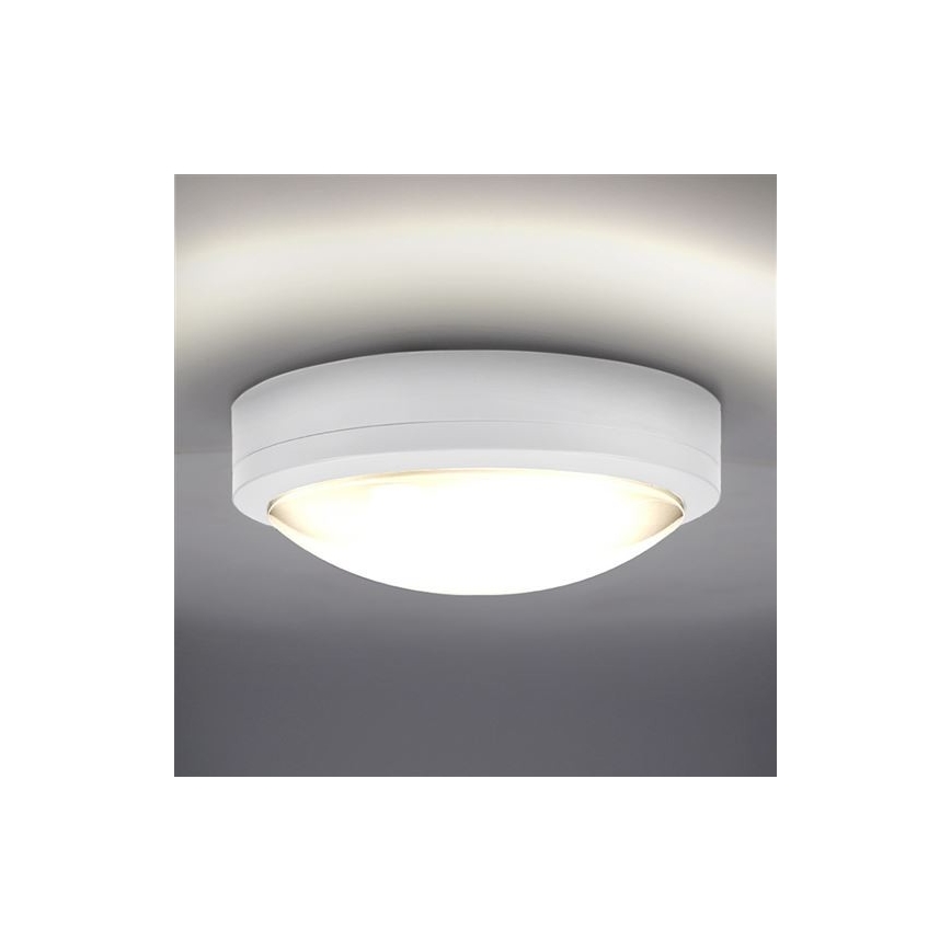 LED Venkovní stropní svítidlo SIENA LED/20W/230V IP54 pr. 23 cm bílá