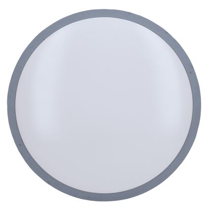 LED Stmívatelné stropní svítidlo GREY LED/60W/230V 3000-6500K šedá pr. 49 cm + dálkové ovládání