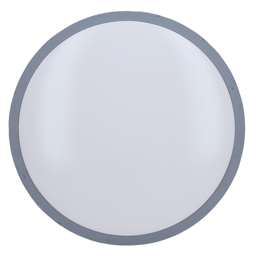 LED Stmívatelné stropní svítidlo GREY LED/60W/230V 3000-6500K šedá pr. 49 cm + dálkové ovládání