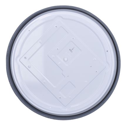 LED Stmívatelné stropní svítidlo GREY LED/60W/230V 3000-6500K šedá pr. 49 cm + dálkové ovládání