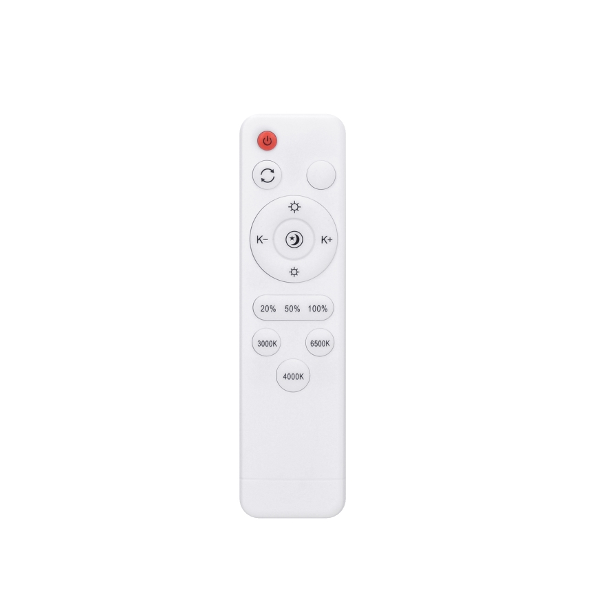 LED Stmívatelné stropní svítidlo GREY LED/60W/230V 3000-6500K šedá pr. 49 cm + dálkové ovládání