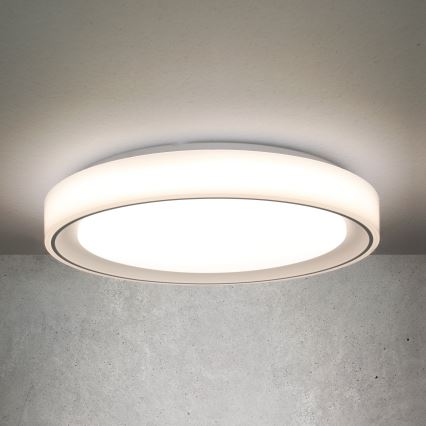 LED RGB Stmívatelné stropní svítidlo FLOCO LED/30W/230V 3000-6500K + RGB/6W pr. 40cm + dálkové ovládání