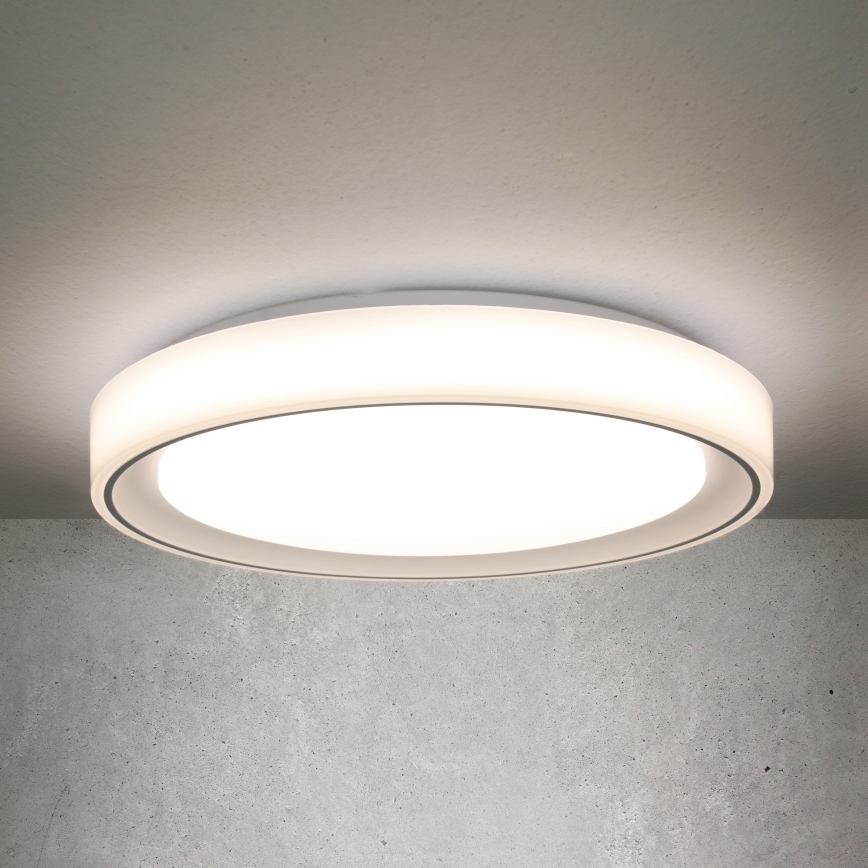 LED RGB Stmívatelné stropní svítidlo FLOCO LED/30W/230V 3000-6500K + RGB/6W pr. 40cm + dálkové ovládání