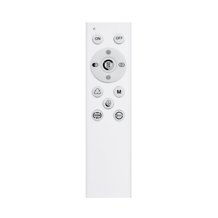 LED RGB Stmívatelné stropní svítidlo FLOCO LED/30W/230V 3000-6500K + RGB/6W pr. 40cm + dálkové ovládání