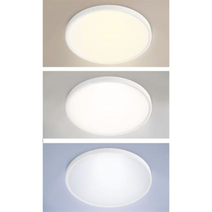 LED Stmívatelné stropní přisazené závěsné svítidlo LED/40W/230V 3000-6500K + dálkové ovládání