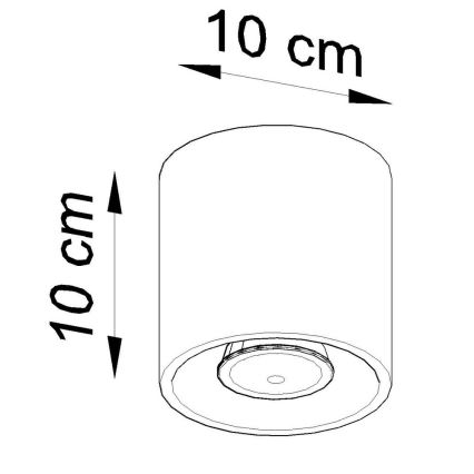 Bodové svítidlo ORBIS 1 1xGU10/10W/230V bílá