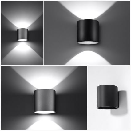 Nástěnné bodové svítidlo ORBIS 1 1xG9/40W/230V černá