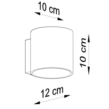 Nástěnné bodové svítidlo ORBIS 1 1xG9/40W/230V černá