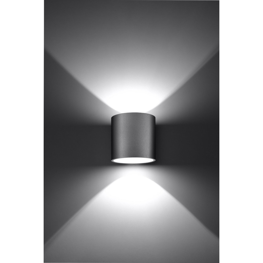 Nástěnné bodové svítidlo ORBIS 1 1xG9/40W/230V šedá