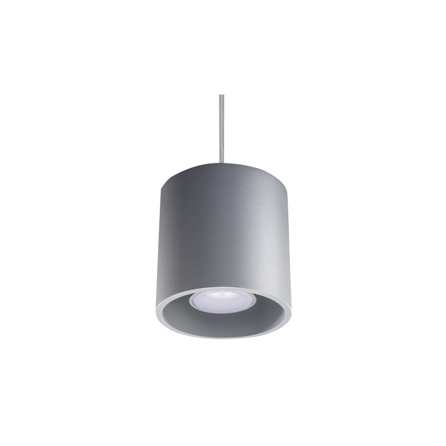 Lustr na lanku ORBIS 1 1xGU10/40W/230V šedá