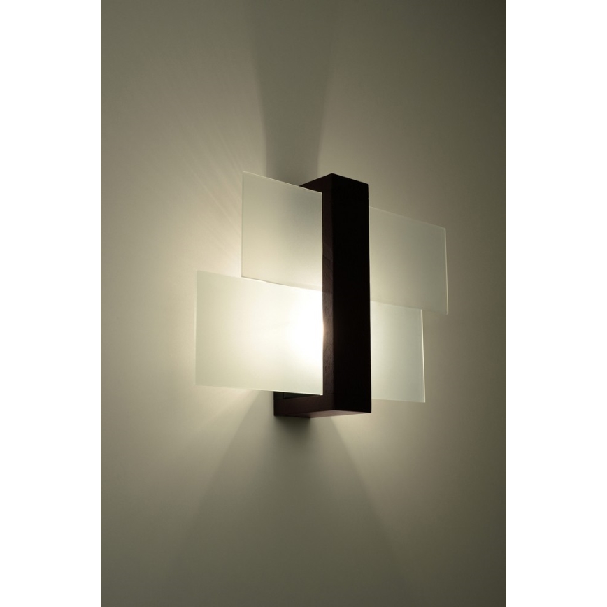 Nástěnné svítidlo FENIKS 1 1xE27/60W/230V bříza/buk/wenge