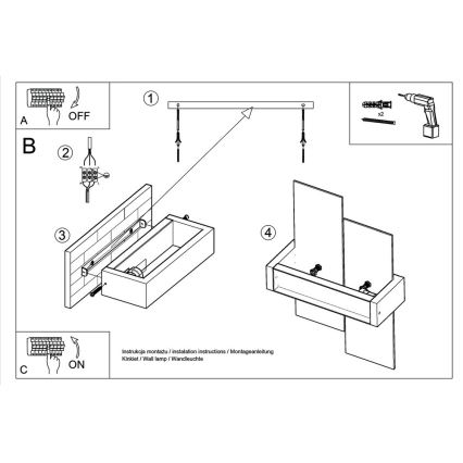 Nástěnné svítidlo FENIKS 1 1xE27/60W/230V bříza/buk