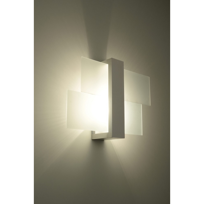 Nástěnné svítidlo FENIKS 1 1xE27/60W/230V bříza/buk/bílá