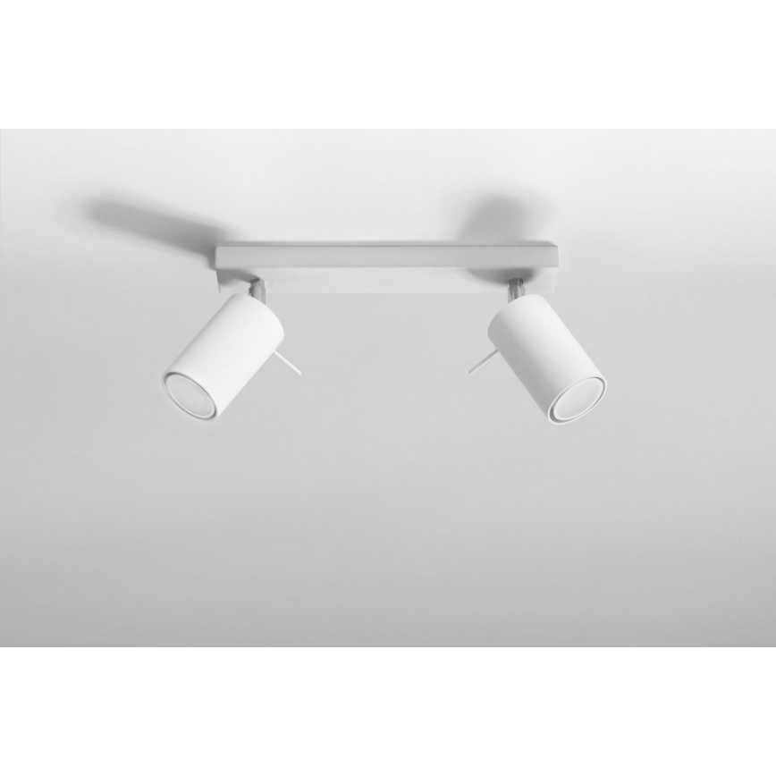 Bodové svítidlo RING 2 2xGU10/10W/230V bílá