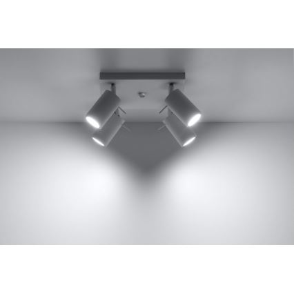 Bodové svítidlo RING 4 4xGU10/10W/230V bílá