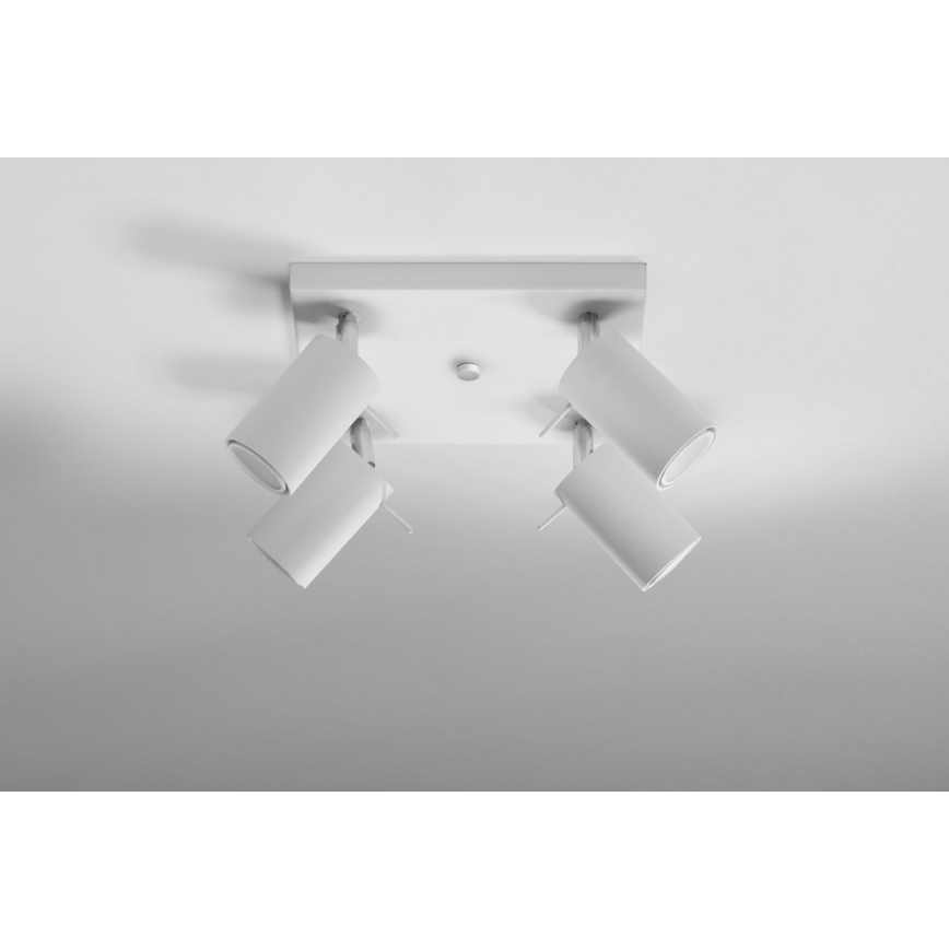 Bodové svítidlo RING 4 4xGU10/10W/230V bílá