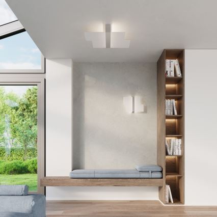 Nástěnné svítidlo MASSIMO 2xG9/40W/230V bílá/lesklý chrom