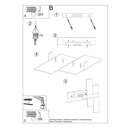 Nástěnné svítidlo MASSIMO 2xG9/40W/230V bílá/lesklý chrom