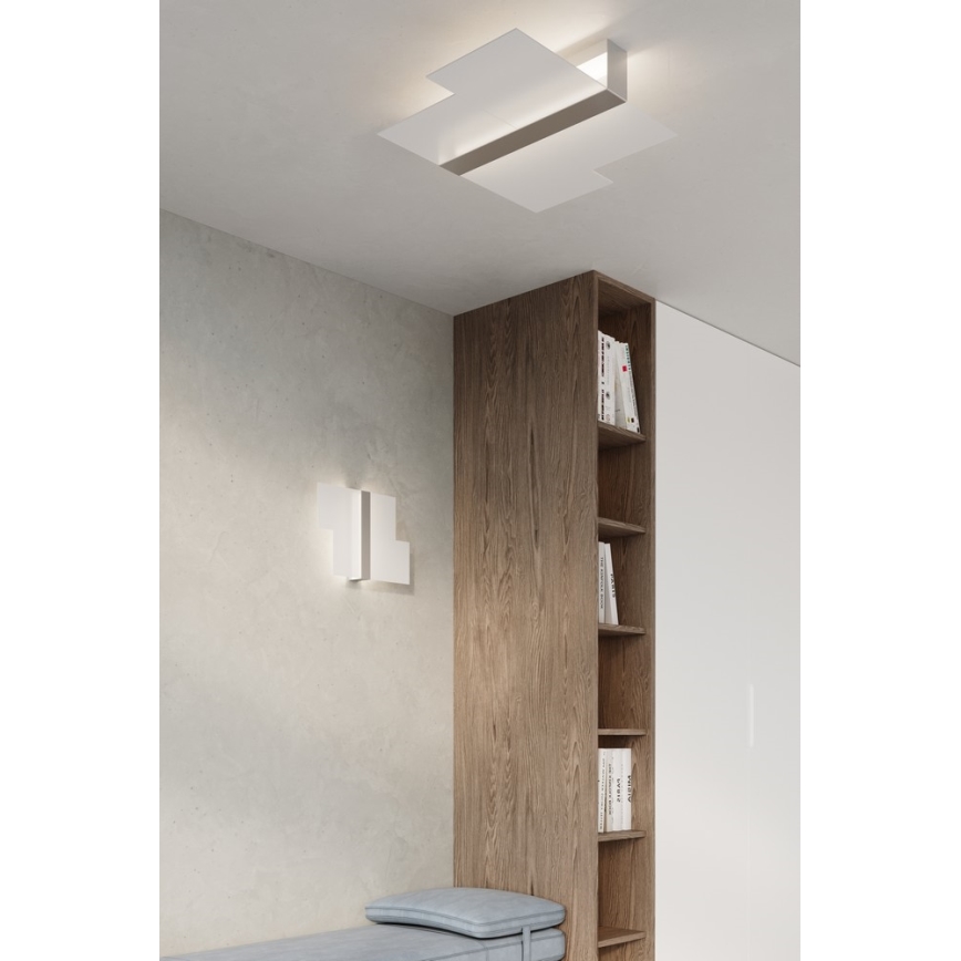 Stropní svítidlo MASSIMO 2xE27/60W/230V bílá/lesklý chrom