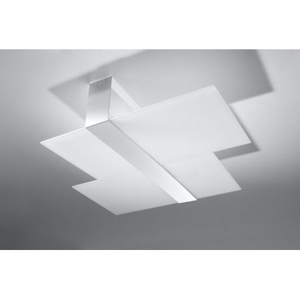 Stropní svítidlo MASSIMO 2xE27/60W/230V bílá/lesklý chrom
