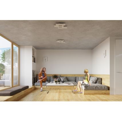 Stropní svítidlo FABIANO 2xE27/60W/230V bílá/chrom