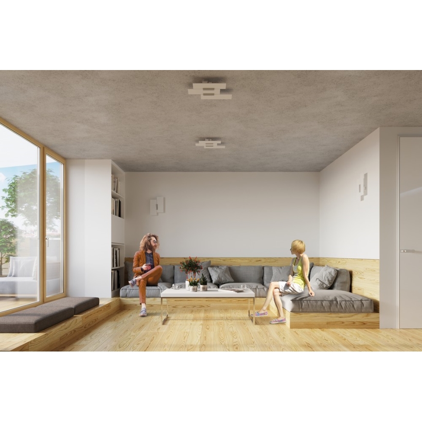 Stropní svítidlo FABIANO 2xE27/60W/230V bílá/chrom