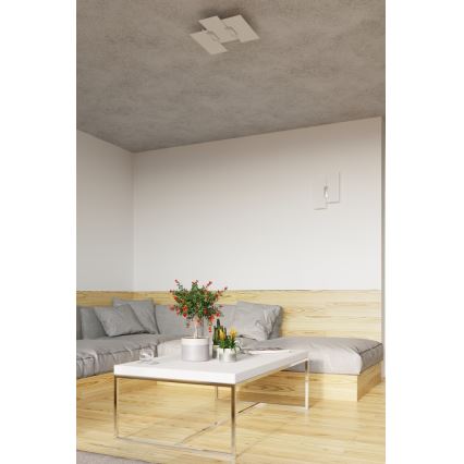 Stropní svítidlo FABIANO 2xE27/60W/230V bílá/chrom