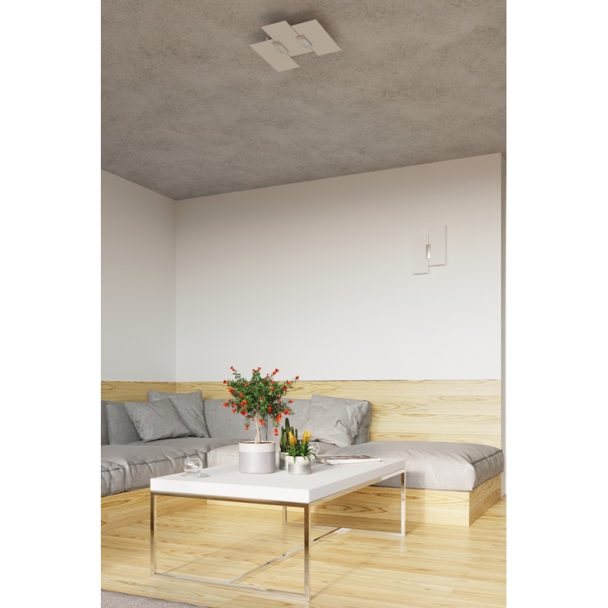 Stropní svítidlo FABIANO 2xE27/60W/230V bílá/chrom