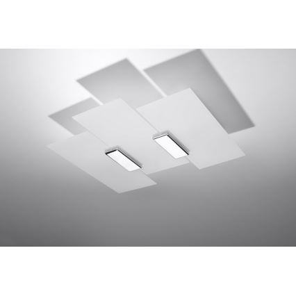 Stropní svítidlo FABIANO 3xE27/60W/230V bílá/lesklý chrom