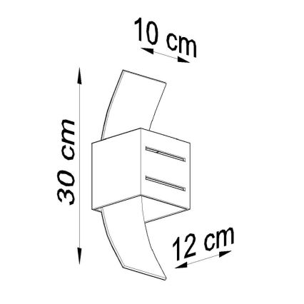 Nástěnné svítidlo LORETO 1xG9/40W/230V šedá