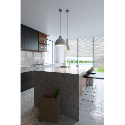 Sollux SL.0280 - Lustr na lanku EMPOLI 1xE27/15W/230V bílá