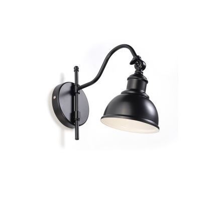 Sollux SL.0310 - Nástěnné bodové svítidlo MARE 1xE27/60W/230V černá