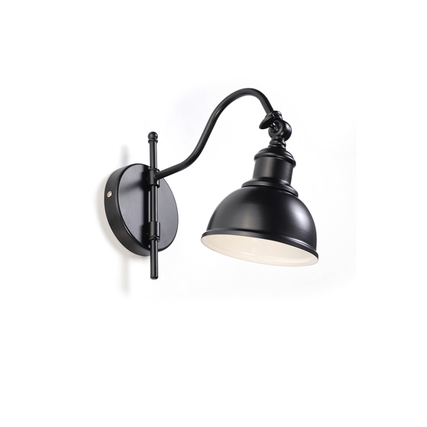 Sollux SL.0310 - Nástěnné bodové svítidlo MARE 1xE27/60W/230V černá