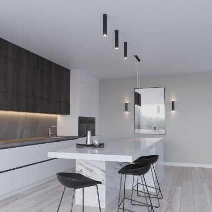 Sollux SL.0329 - Lustr na lanku LAGOS 3 3xGU10/40W/230V černá