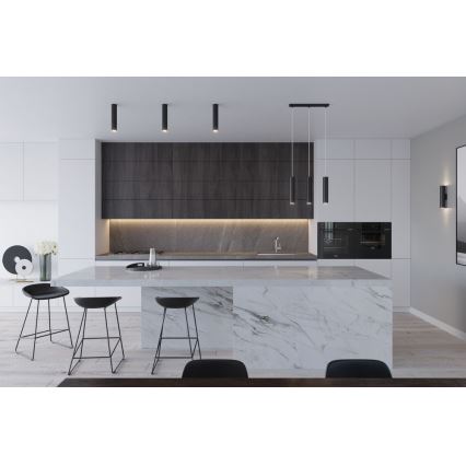 Sollux SL.0329 - Lustr na lanku LAGOS 3 3xGU10/40W/230V černá