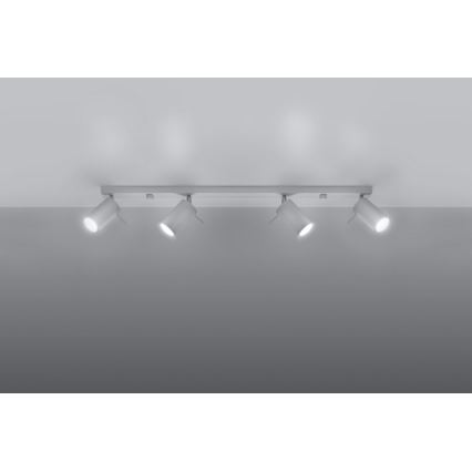 Bodové svítidlo RING 4L 4xGU10/10W/230V bílá