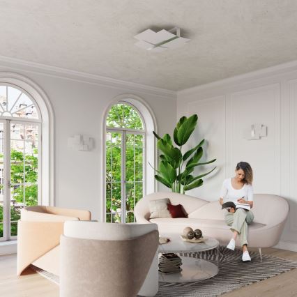 Sollux SL.0350 - Nástěnné svítidlo CELIA 2xG9/40W/230V chrom/bílá