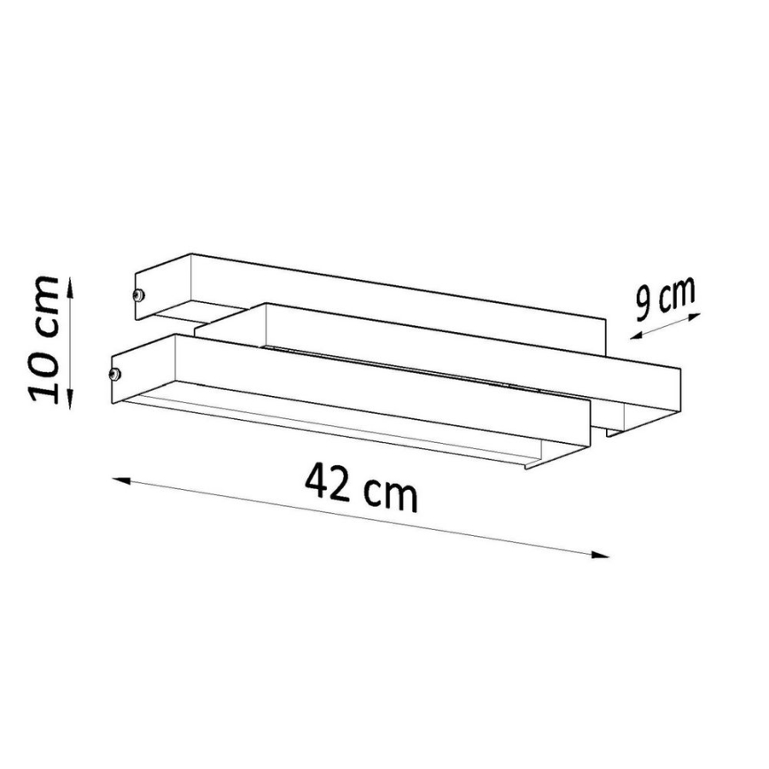 Nástěnné svítidlo FROST 2xG9/40W/230V