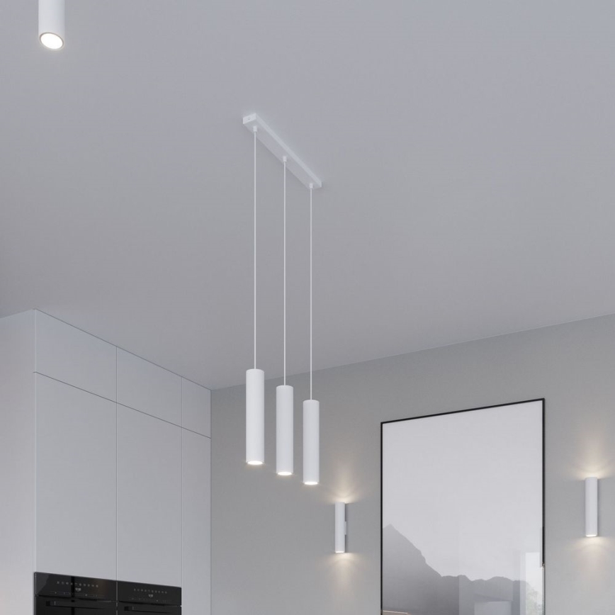 Stropní svítidlo LAGOS 1xGU10/40W/230V bílá