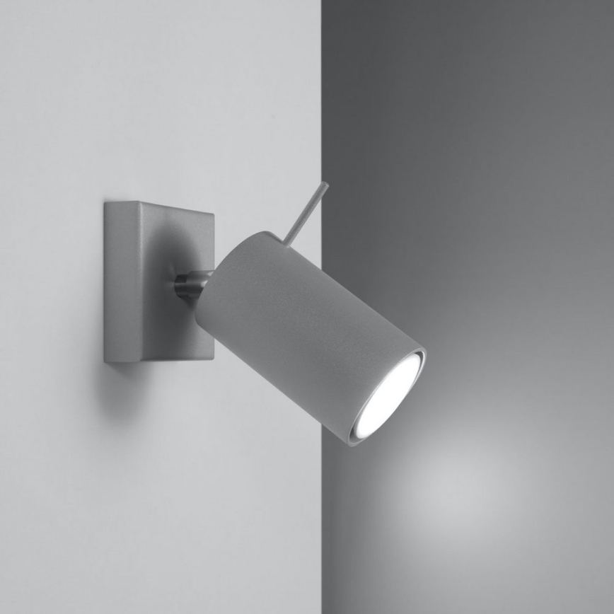 Nástěnné bodové svítidlo RING 1xGU10/10W/230V