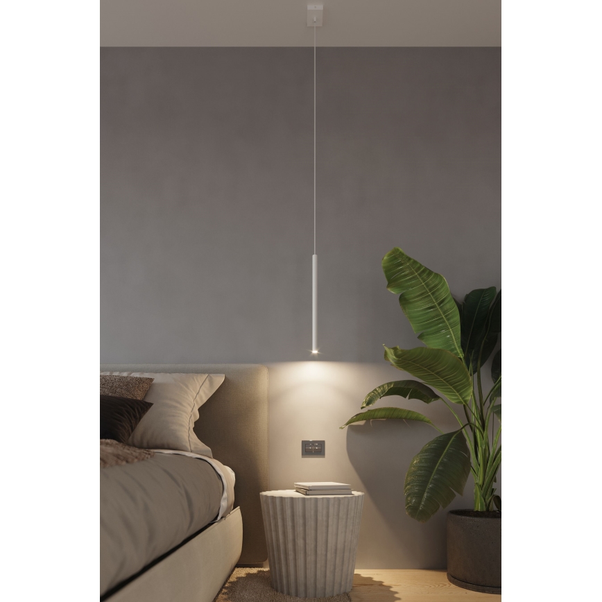 Lustr na lanku PASTELO 3xG9/8W/230V bílá