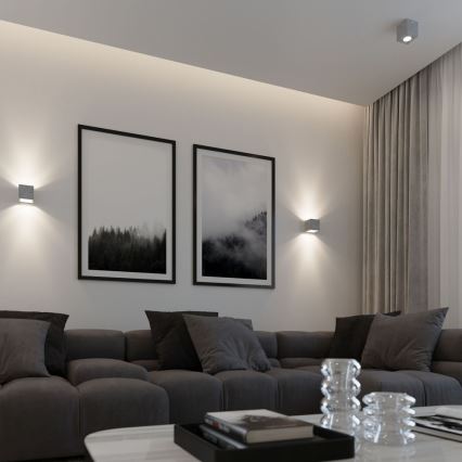 Sollux SL.0489 - Stropní svítidlo QUAD 1xGU10/40W/230V beton