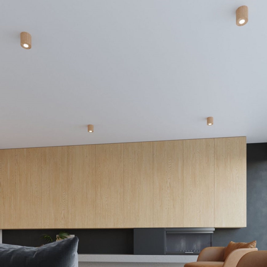 Sollux SL.0490 - Nástěnné svítidlo ORBIS 1xG9/40W/230V dřevo