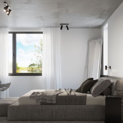 Sollux SL.0501 - Bodové svítidlo DIREZIONE 3 3xGU10/40W/230V
