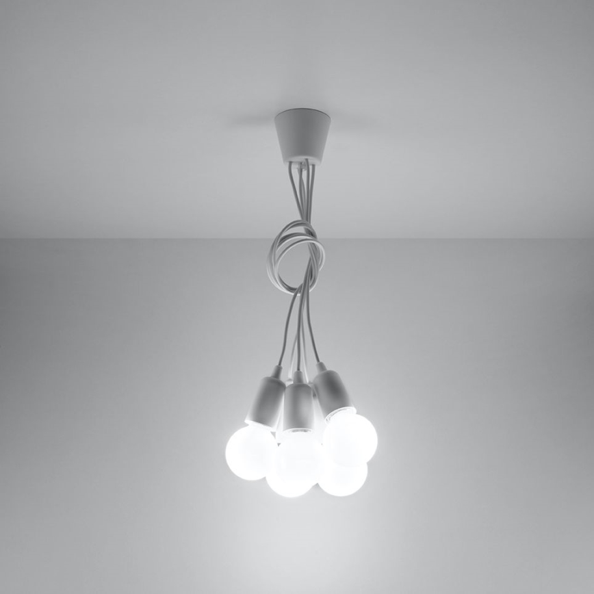 Lustr na lanku DIEGO 5xE27/60W/230V
