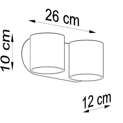 Nástěnné bodové svítidlo ORBIS 2xG9/40W/230V bílá