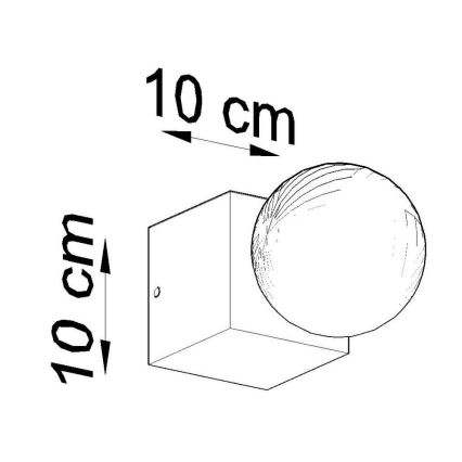 Nástěnné svítidlo ABEL 1xE27/60W/230V buk